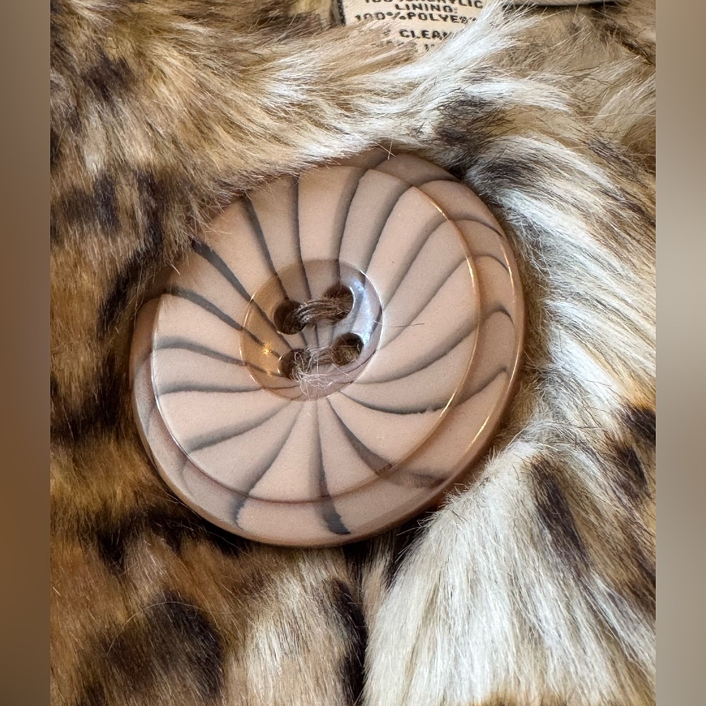 Leopard Print Teddy Jacket - image 5